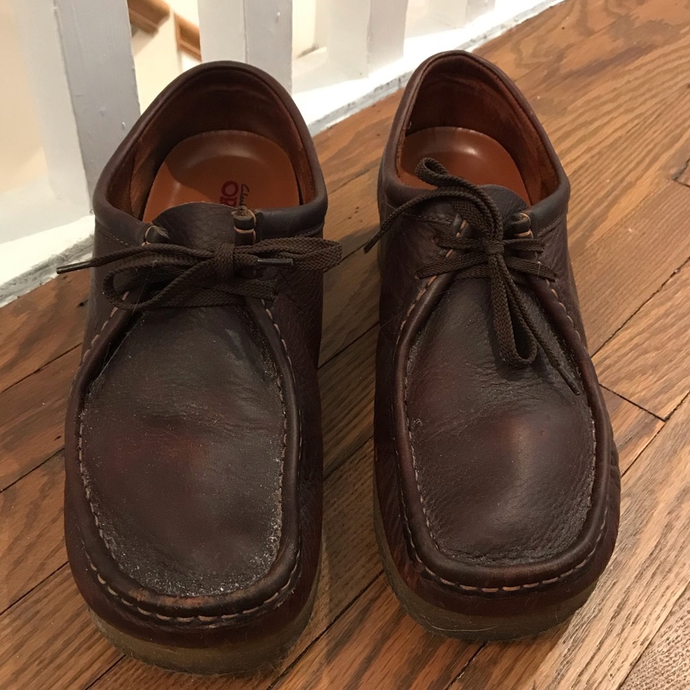 Men’s Brown Leather Clark’s Wallabee